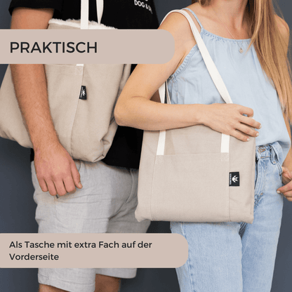 Hundedecke faltbar als Tasche - praktisch für unterwegs - Dog & Dress