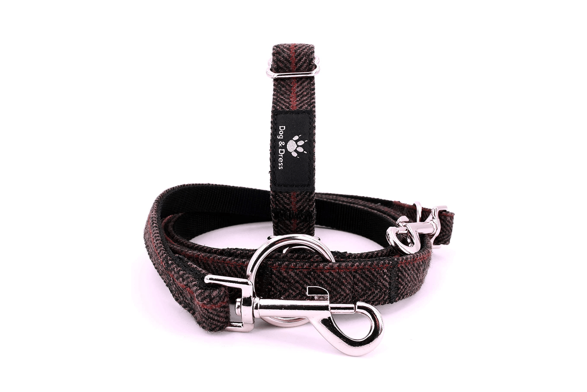 Hundehalsband + Leine Set "Classico" inkl. Geschenkbox - Dog & Dress